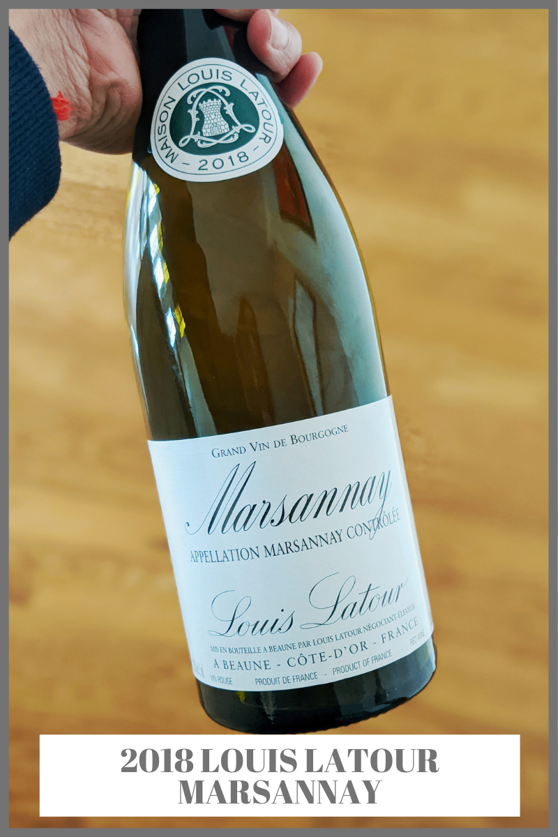 WINE OF THE WEEK - 2018 Louis Latour Marsannay — Wineitupanotch